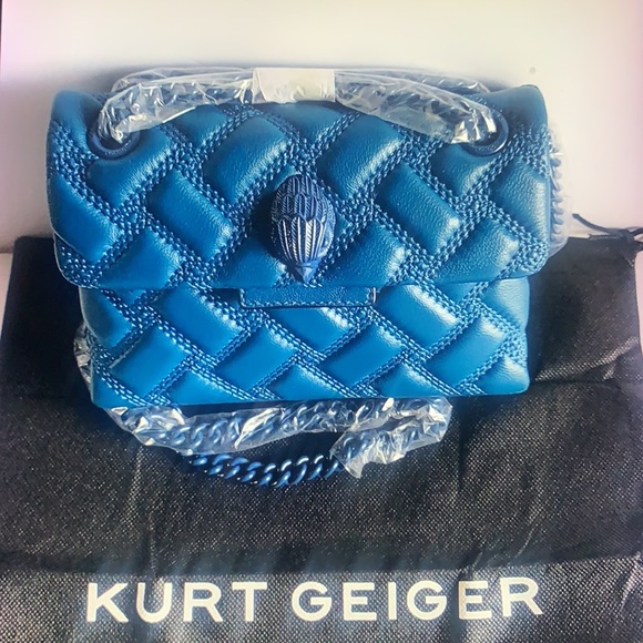 KURT GEIGER LONDON KENSINGTON LEATHER MINI CROSSBODY BAG - Picture 7 of 9